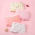 thumbnail image 3 of Emy Dola 8-Pack Soft Girls Boyshort Panties Animal Prints Briefs Kids Underwear Elastic Cartoon Boyshort Undies Size 2-10Y, 3 of 7