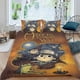 thumbnail image 2 of Más Allá del Jardín Conjunto de sábanas temático, trío de piezas, cómodo y amigable con la piel, diseño único, regalo de decoración para el hogar para familiares, amigos y fans, 90 cm * 190 cm, 2 of 6