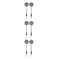 thumbnail image 1 of Wweixi Mini Streetlamp Photography Backdrops Props Garden Light Decor Architecture Materials Landscape Lights for Fairy Tale Garden Model 3 3Set, 1 of 6