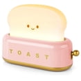 thumbnail image 1 of Luz para tostadora, pequeña luz recargable para decoración de mesa, linda forma de tostadora, 1 of 6