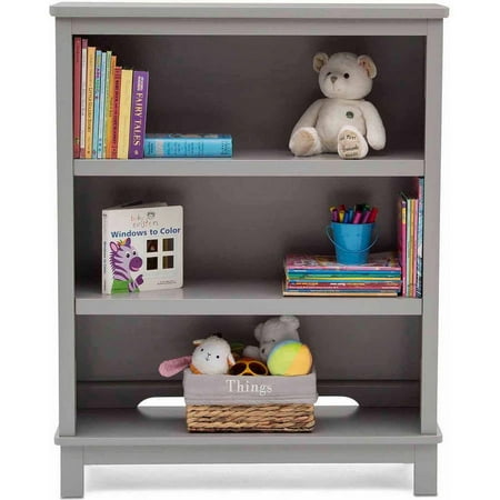 UPC: 0080213037208 | Delta Children Epic 3-Tier Kids Bookshelf Greenguard Gold Certified Grey