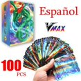 thumbnail image 2 of New Spanish Version Cards Flash Card GX VMAX Hologram Game Battle Gold Silver Black Children's Collectible Card Toy Gift, 2 of 5