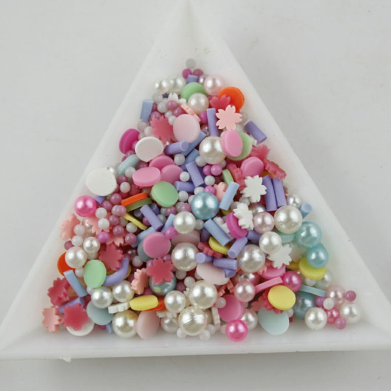 Pink Polymer Clay Sprinkles, Polymer Nail Art Sprinkles