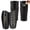 Black, variant on LJNYFDC Youth Soccer Shin Guards 1 Pair Youth Soccer Shin Guards Elastic Sleeves EVA Cushion Protective Football Equipment