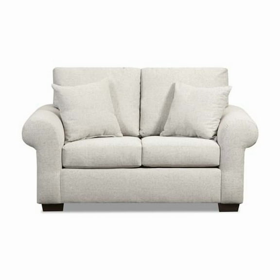 Neo Living NL725-BEIG-12-BONE-LOVE Sage Loveseat Sofa, Beige