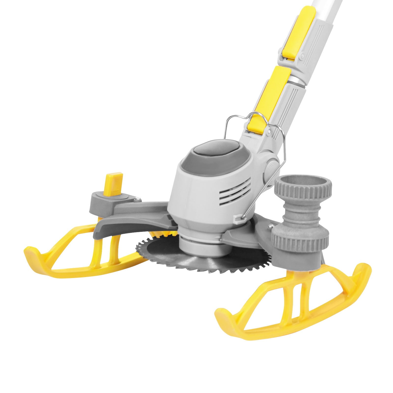 ToppiJoy Cordless String Trimmer with Charger, 4.0Ah Battery Powered, Lawn Edger with Adjustable Telescopic Pole, Grass Trimmer for Lawn Care and Yard Work
