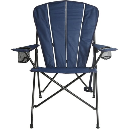Ozark Trail Deluxe Camping Adirondack Chair, Navy (Best Backcountry Camping Adirondacks)