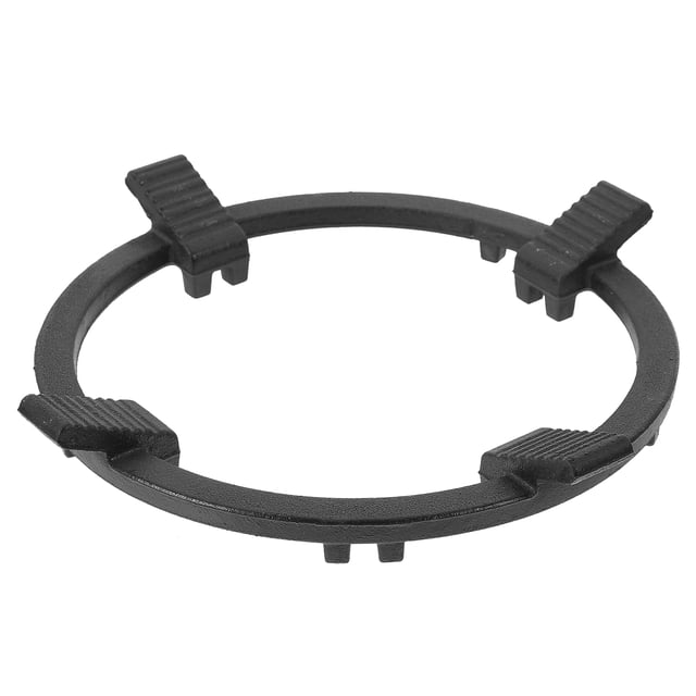 Black Cast Iron Gas Stove Racks for Kitchen Use Sturdy and Durable with Flat Design 1pc