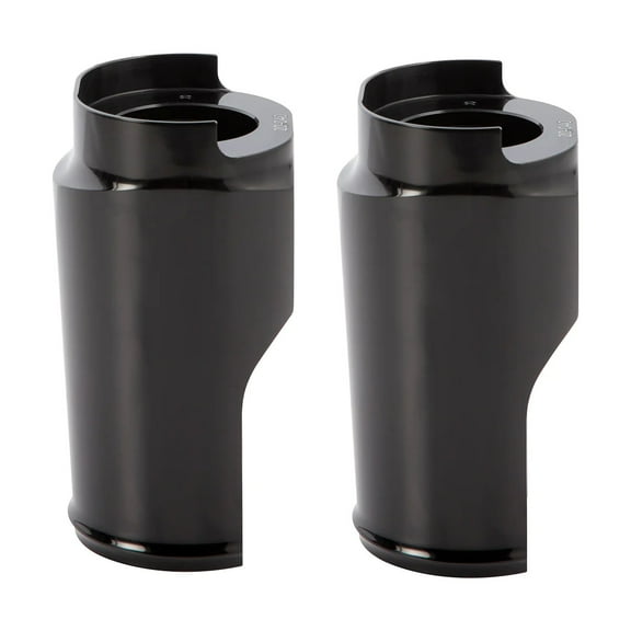 Arlen Ness Smooth Black Fork Boots for Fat Tire (20-040)