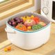 thumbnail image 4 of Lavadora Ultrasónica de Verduras, Cesta Purificadora para Limpieza de Frutas y Verduras, Elimina Residuos de Pesticidas y Alimentos del Hogar., 4 of 5