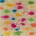 thumbnail image 1 of Ahgly Company Indoor Square Contemporary Rust Pink Abstract Area Rugs, 4' Square, 1 of 6