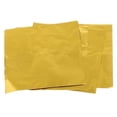 thumbnail image 1 of 4- 100x Envoltorios de papel de aluminio para dulces de chocolate dorados 8 x 8cm, 1 of 8