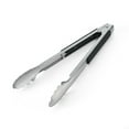 thumbnail image 2 of (2 pack) KitchenAid Stainless Steel Slide Locking Tongs Black, 2 of 12