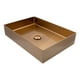 thumbnail image 2 of Ovalin Lavabo Rectangular Rubinett Acero Inoxidable 304 Cobre Lujo, 2 of 5