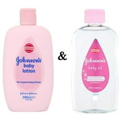 Johnsons Baby 300 Ml Baby Lotion & Johnsons Baby Oil 500Ml By Johnson'S