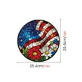 thumbnail image 3 of SLYNSHome Patriotic Window Clings for Glass Windows 4th of July Decorations for Home American Flag Flowers Memorial Day Decals Independence Day Wall Stickers, 3 of 8