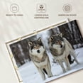 thumbnail image 6 of Elephant Stock Wolves In Langedrag Nature Park Wall Art - Horizontal Canvas Wall Art - Living Room Wall Decor - Animal Canvas - Brown And Gray Decor - 12" x 8", 6 of 8