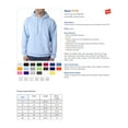 thumbnail image 2 of Hanes EcoSmart Pullover Hooded Sweatshirt, Orange L, 2 of 2