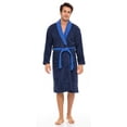 thumbnail image 2 of Skylinewears Men Robe Terry Cotton Robe Shawl Collar Bathrobe Spa Robes Housecoat Terry Toweling Sweat Steaming Clothes Sleepwear Shower Robe Gowns, 2 of 7