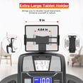 thumbnail image 3 of 4.5HP Treadmill w/ 300lbs Capacity, 15 Levels Auto Incline, 64+3+3+1 Preset Programs, 4.5HP Speed, LCD Display, App Control, HiFi Stereo Bluetooth, Shock Absorption System, Portable Exercise Machine, 3 of 10