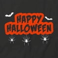 thumbnail image 2 of Happy Halloween T-Shirt | Cute Halloween Black Tee Gift, 2 of 5
