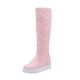 thumbnail image 2 of Cálidas botas de nieve de caña alta de terciopelo grueso con tacón plano y suela gruesa interior Wmkox8yii  ghj1579, 2 of 9