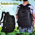 thumbnail image 2 of Mochila impermeable de camuflaje para deportes al aire libre, bolso de hombro para escalada de montaña (negro), 2 of 8