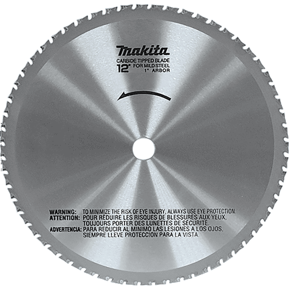 Makita 12" (60T) Ferrous Metal Carbide-Tipped Metal Cutting Blade