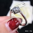 thumbnail image 2 of K-KED Fashion Cubic Zircon 925 Silver Filled Ring Women Delicate Jewelry Wedding Gift Sz 6-10-7, 2 of 6