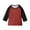 Color Block, variant on Avrntaa Girls Crew Neck T-shirt Fall Casual Color Block 3/4 Sleeve Tops Loose Layer Shirt for 3-14 Y