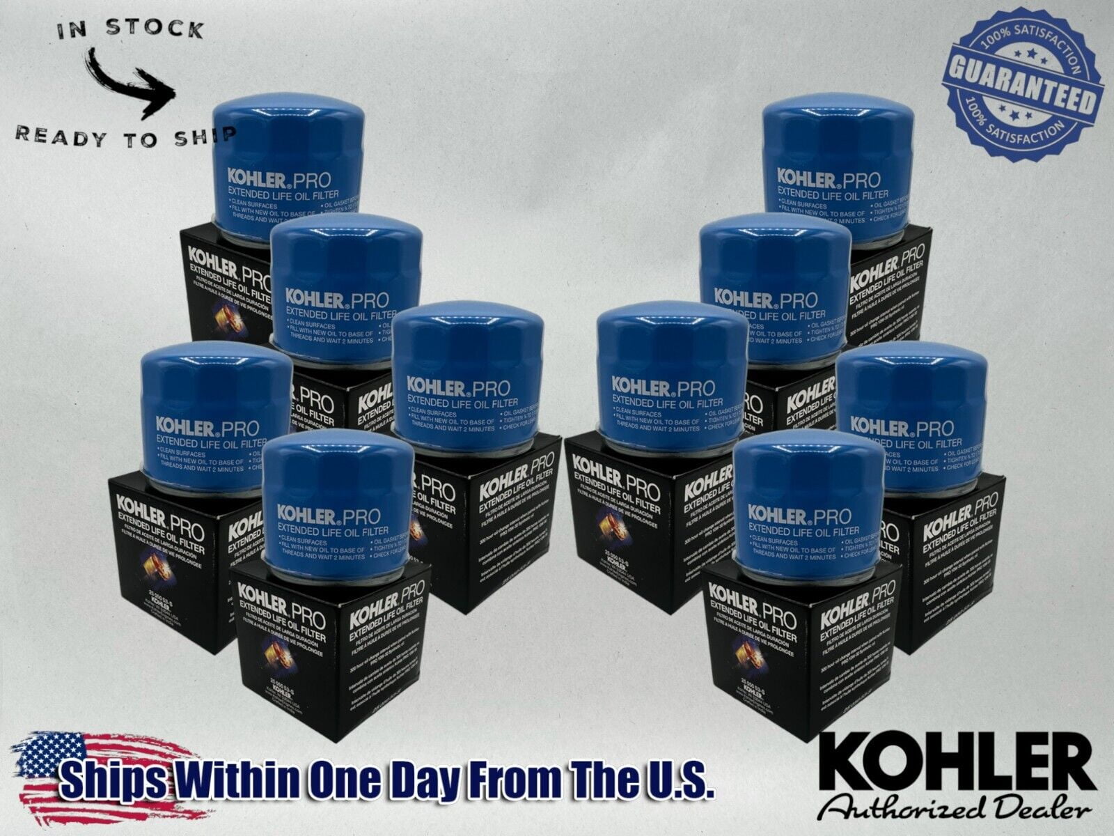 Kawasaki OEM Oil Filter 12 Pack, Model 49065-0721, Replaces 49065