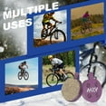 thumbnail image 7 of 2set Disc Brake Pad 0.73" x 0.9" Semi-Metallic Resin Bike Brake Pads for BB7 M355 M446 M640 Mountain Road Bikes, Purple, 7 of 7