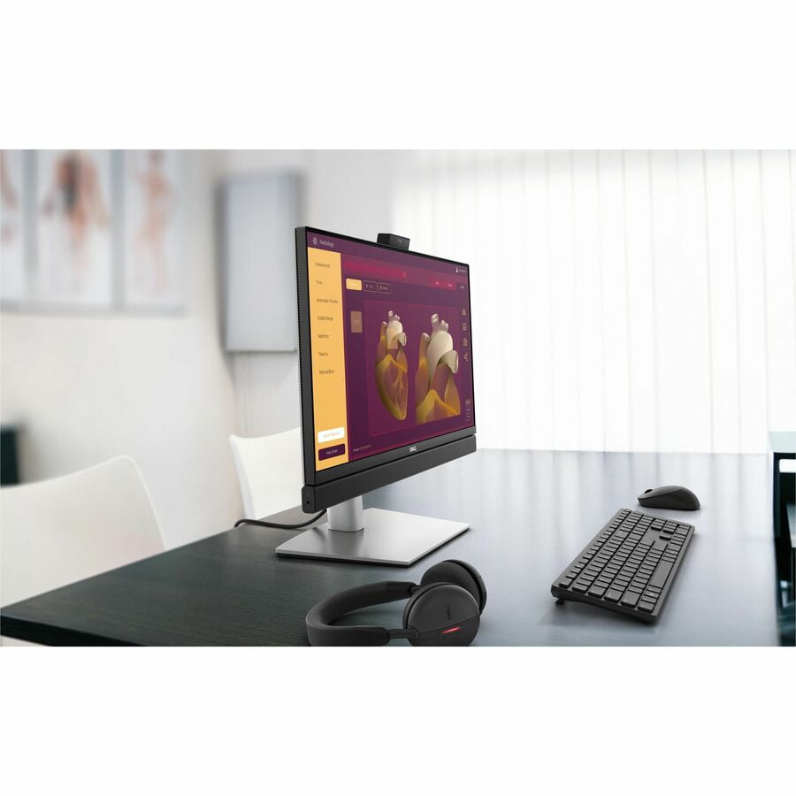 Dell Pro 24 QB24250 All-in-One Computer - Intel Core Ultra 5 245 - vPro Technology - 16 GB - 512 GB SSD - 23.8" Full HD Touchscreen - Desktop - Silver - Intel Q870 Chip - 1920 x 1080 - Windows 11 P...