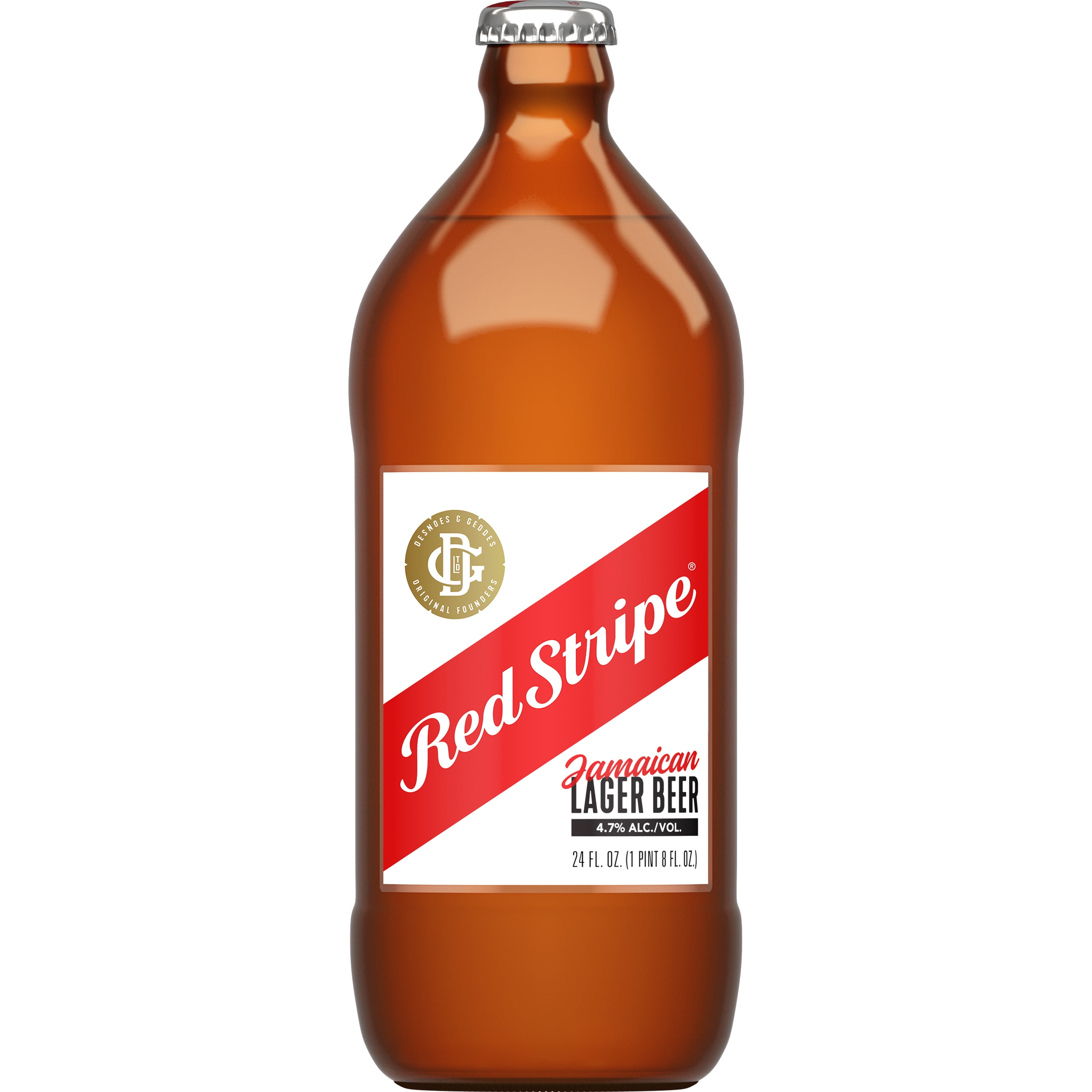 Red Stripe Lager Beer Single 24 Fl Oz Bottle Walmart Com Walmart Com
