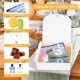 thumbnail image 4 of Cajas de Regalo, Caja de regalo de papel con cinta y tarjeta de felicitación, cajas Decorables para Recuerdos, ideal para bodas, fiestas, cumpleaños, Navidad y aniversarios (blanco, 10 pcs), 4 of 4