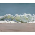 thumbnail image 2 of Newstedt, Stephen 30x26 Black Ornate Wood Framed with Double Matting Museum Art Print Titled - Shore Break 3, 2 of 4