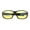 Shiny Black, variant on Mens Xloop HD Night Driving Yellow Lens Wrap Biker Style Plastic Sunglasses Black Clear