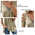 thumbnail image 1 of Tops Con Hombros Descubiertos, Camiseta Hueca, Elegante, Informal, Con Dobladillo Suelto Para Ir De Compras Para El Trabajo De Oficina Ccdes Otros, 1 of 3
