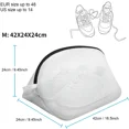 thumbnail image 4 of Mesh Laundry Bag Washing Machine Shoes Bag with Zips Travel Shoe Storage Bags Protective Clothes Storage Box Organizer Bags DMH, 4 of 7