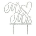 thumbnail image 1 of Acrylic Mr and Mrs Sign Bride And Groom Cake Topper Gold for Wedding Decorations, 1 of 5