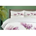 thumbnail image 4 of Ambesonne Floral Duvet Cover Set, Magnolia on a Branch, 2-Calking, Pale Fuchsia Multicolor, 4 of 7