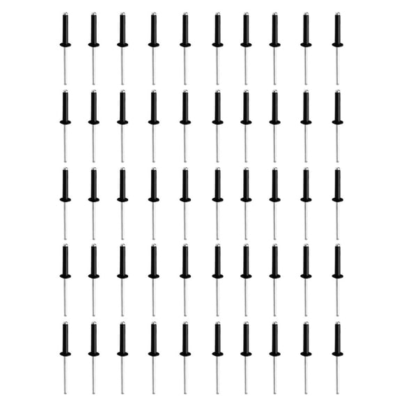 S SERENABLE 50 Pieces M4 Aluminum Rivets Rivets Dome Head Open End M4 x 16