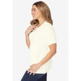 thumbnail image 4 of Jessica London Women's Plus Size Shaker Tee, 4 of 4