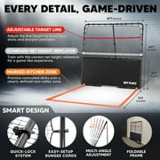 6ft Pickleball Rebounder Training Aid, Adjustable Angle Easy Setup & Storage - Perfect Your Forehands Backhands Dinks Volleys Accuracy Coordination Kitchen Control, Designed for Pickleball