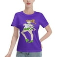 thumbnail image 1 of T-Shirt Basique à Manches Courtes pour Femmes Sailor Moon Makoto Kino, 1 of 6