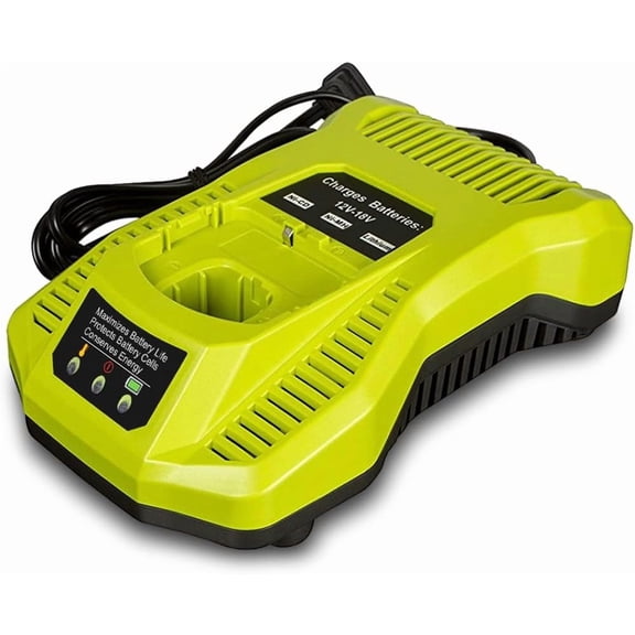 18V Battery Charger for Ryobi 18-Volt Cordless Tools Battery Charger, 18V Battery Charger P117