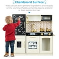 thumbnail image 3 of Best Choice Products Pretend Play Kitchen Wooden Toy Set for Kids w/ Telephone, Utensils, Oven, Microwave - Cream, 3 of 8