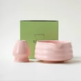 thumbnail image 1 of Japanese Style Handmade Ceramic Matcha Bowl with Mouth Tea Tea Ordering Set with Tea Strong Tea and Thin Tea Wabi Sabi Tea Set, 1 of 6