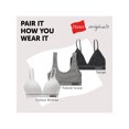 thumbnail image 6 of Hanes Originals Women’s Underwear Seamless Rib Hi-Rise Cheeky Panties, 3-Pack, 6 of 9