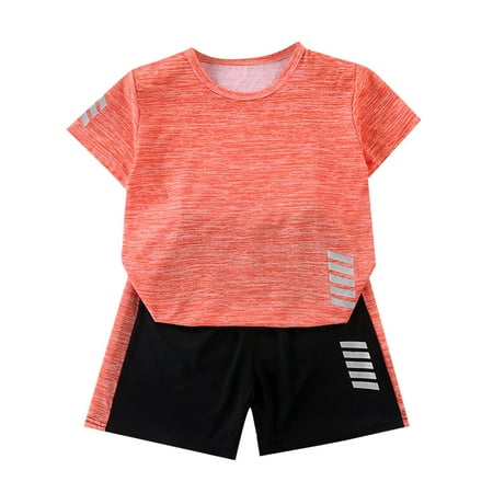 

Outfits For Teen Girls Toddler Children Kids Children S Short Sleeved Running Sportswear Casual Quick Drying For Boys Tshirt Shorts Two Piece Clothes Suit
